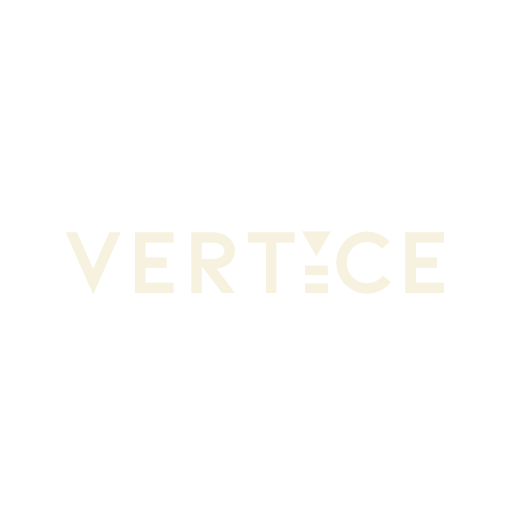Logotipo de Vértice en blanco